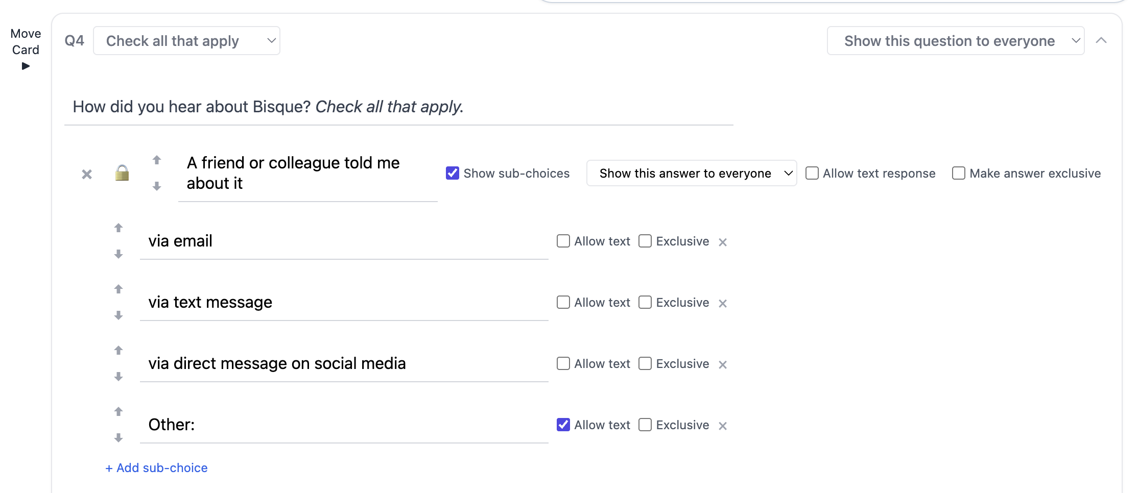 Inline editing (no secret menus)